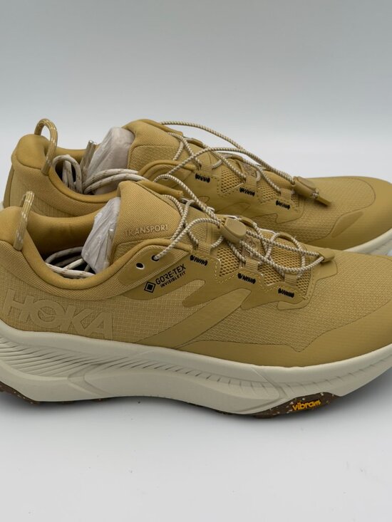 HOKA Men’s Transport GTX Gore-Tex Shoes Wheat Oat Milk Size 9.5 main image 7